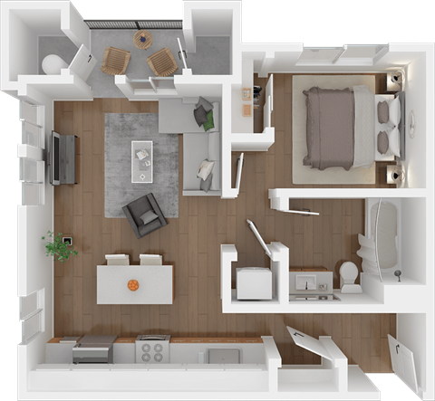 Pearl Phase II Floor Plan at 38° NORTH, Santa Rosa